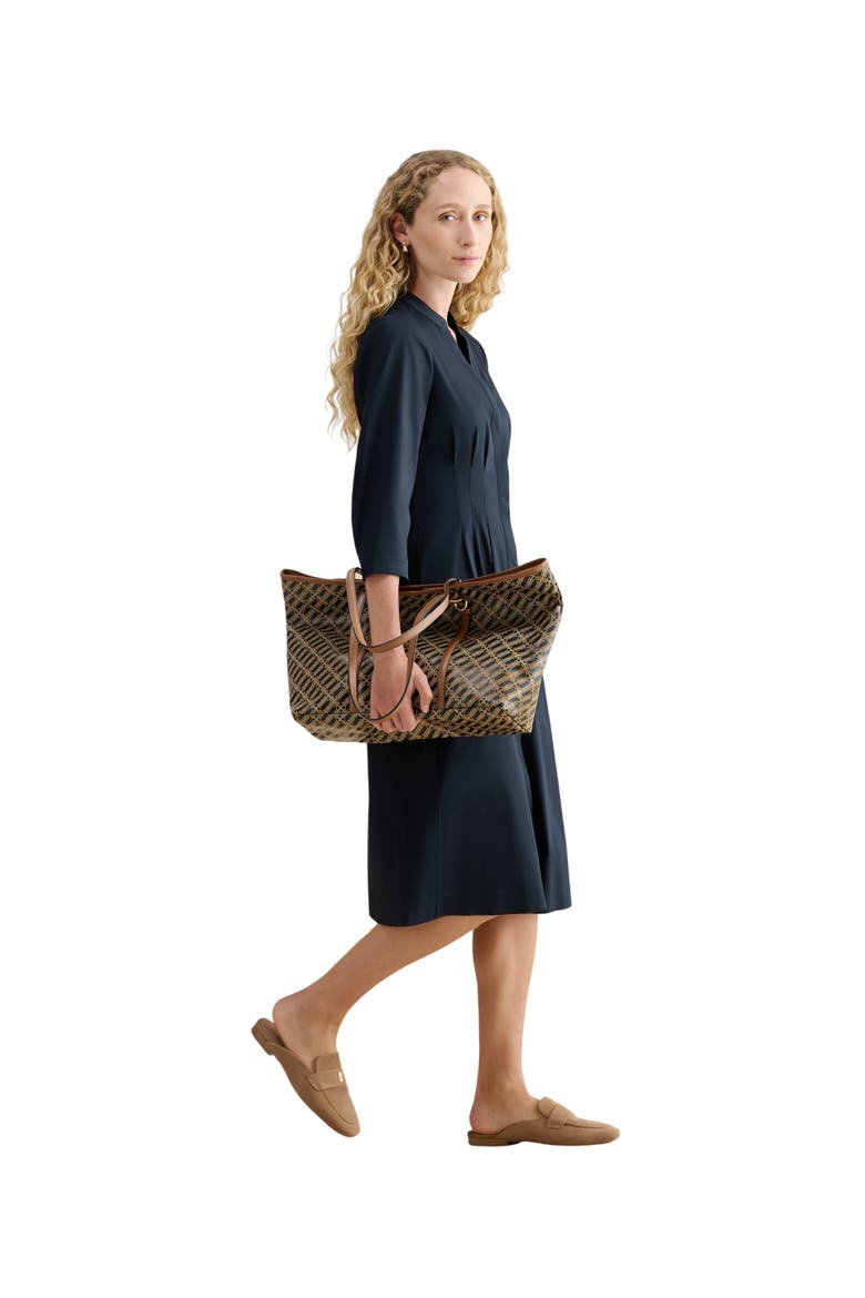 Emmaline 3/4 Sleeve V-Neck Midi Dress