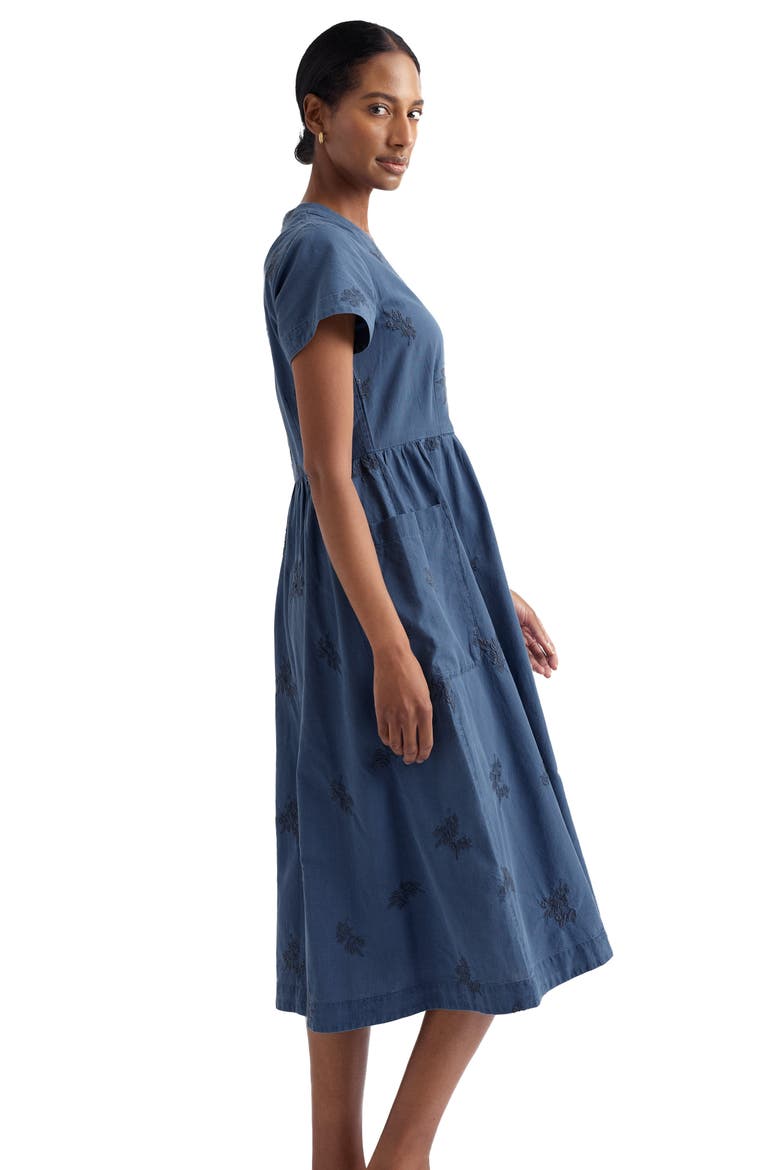 Fowen Embroidered Organic Cotton Shirtdress