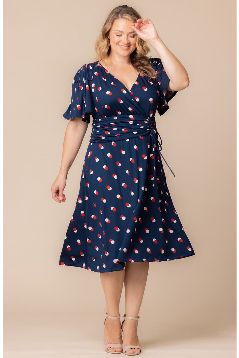 Jemma Ruched Tie Dress