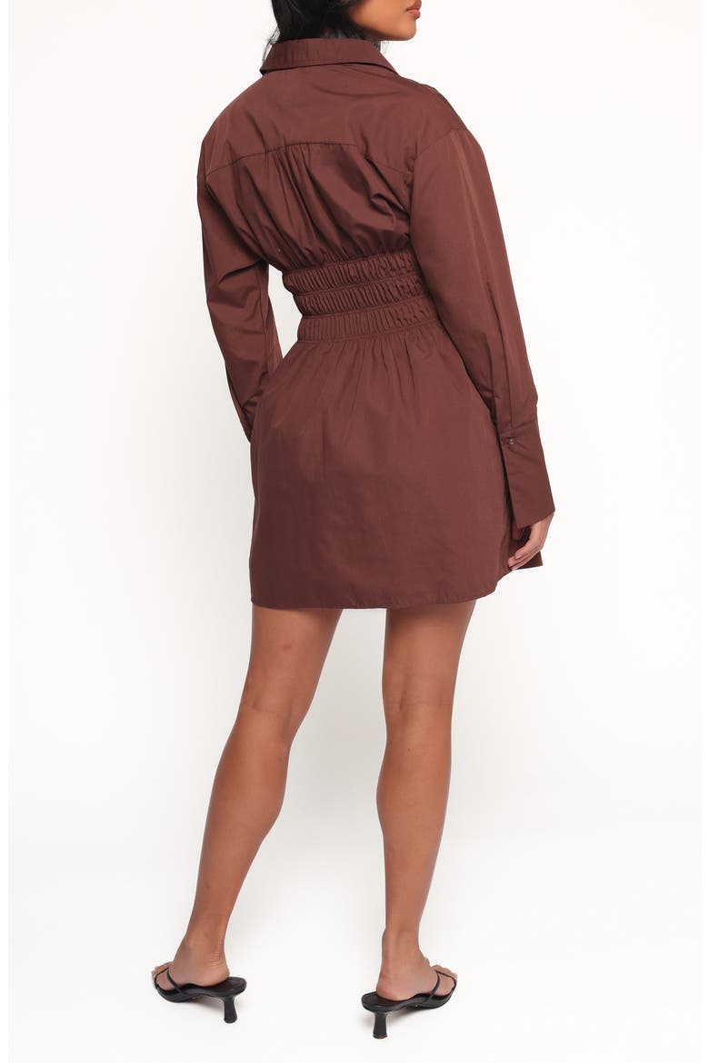Wallace Long Sleeve Mini Shirtdress