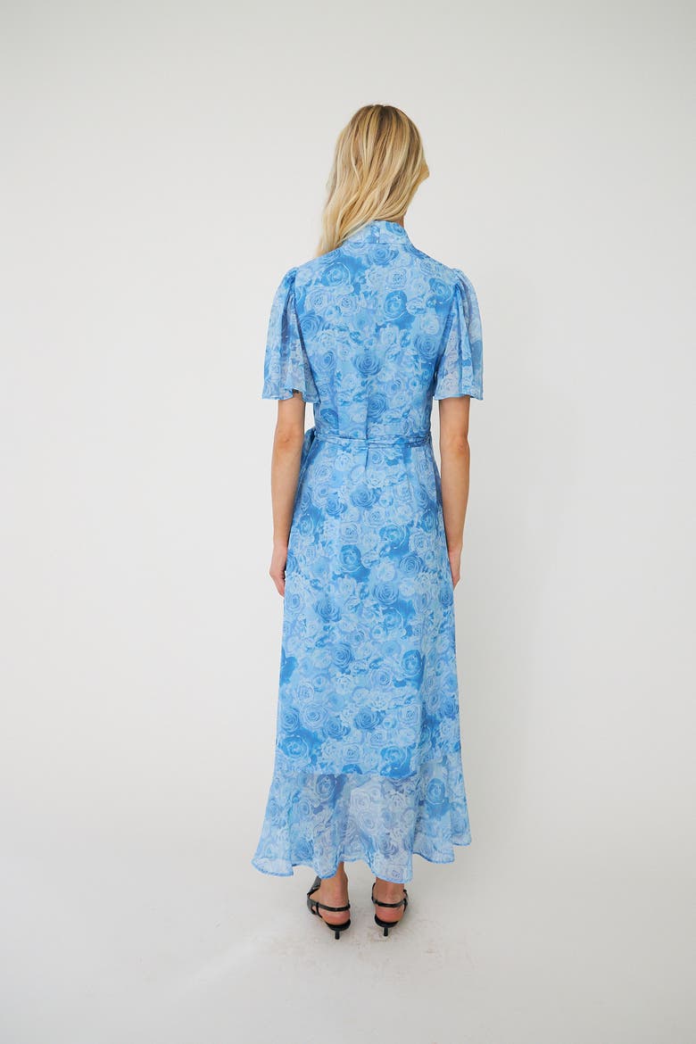 Lineacras Floral Wrap Midi Dress