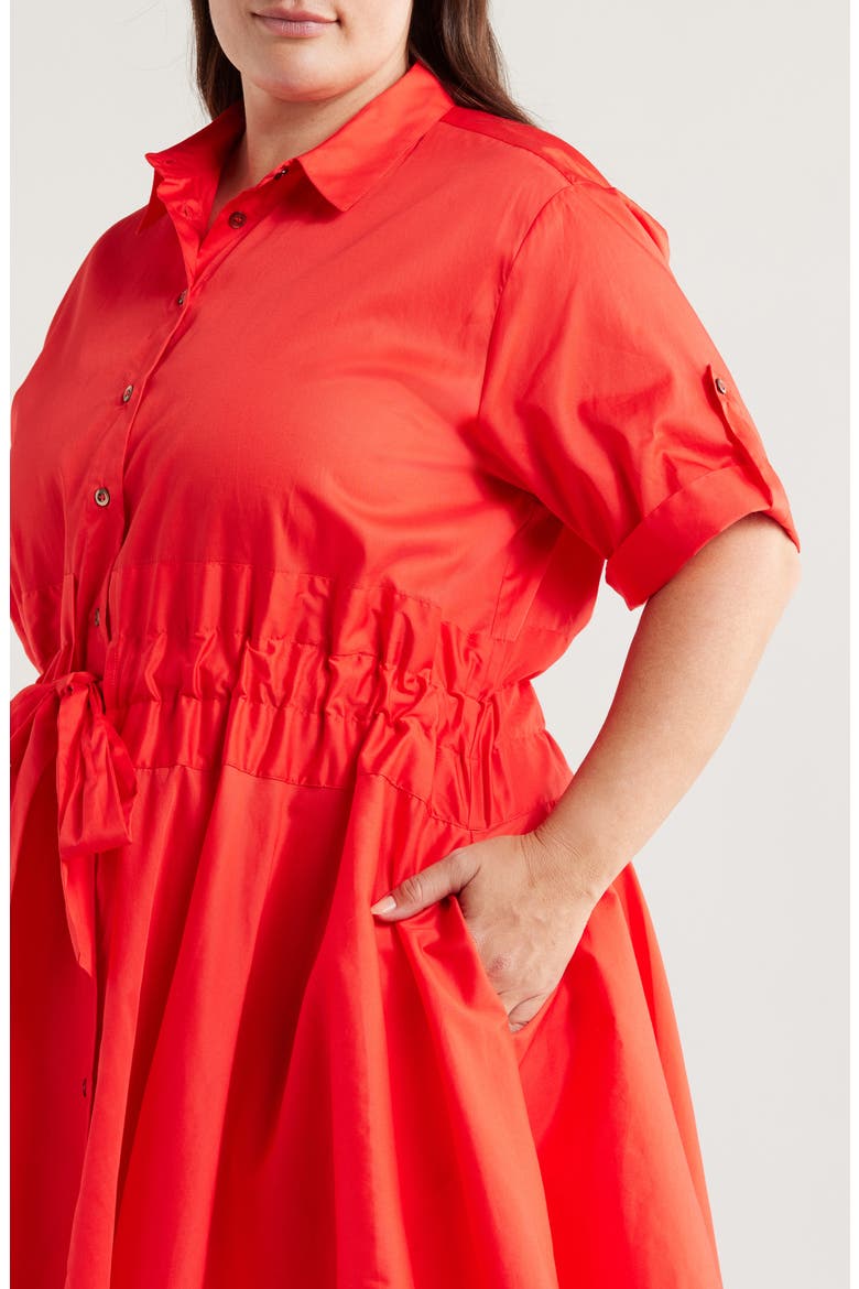 Meadow Tie Waist Shirtdress