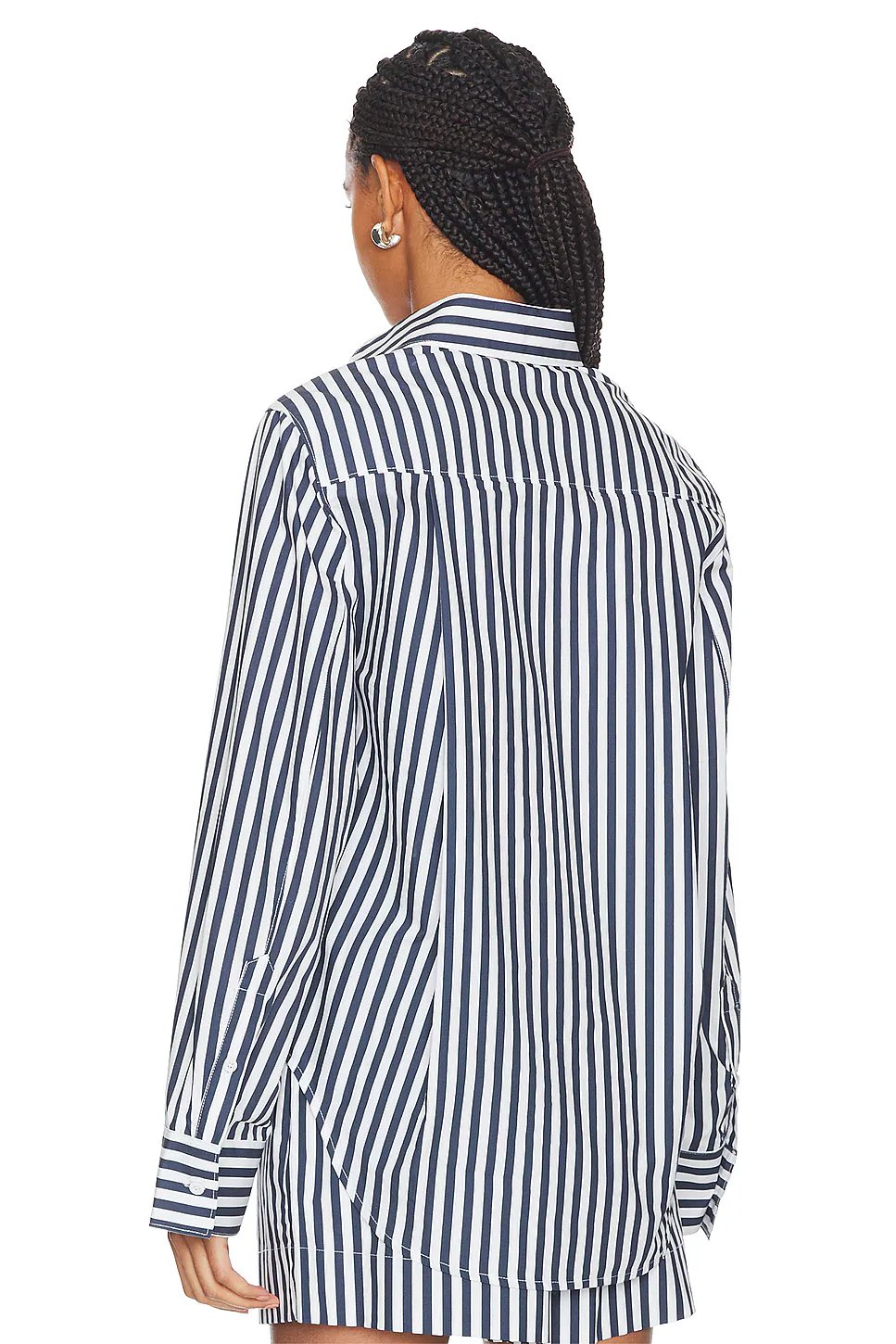 AEXAE Button Up Shirt in Stripe - Image 4