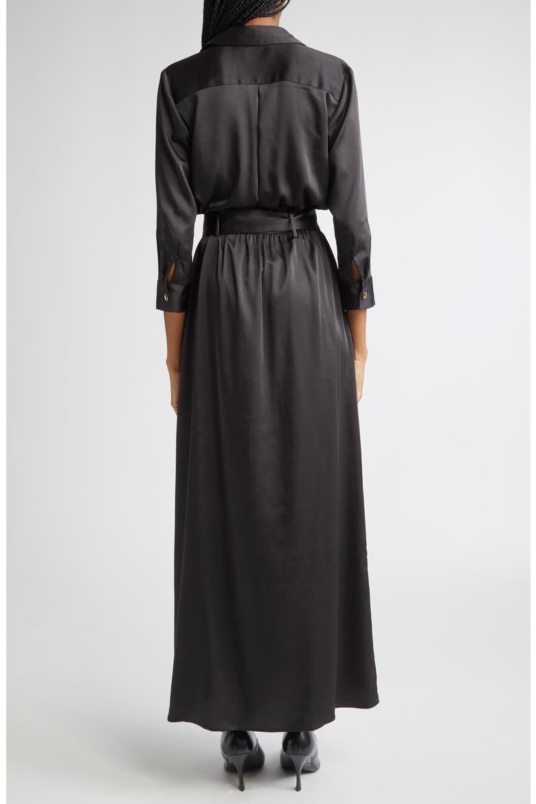 Uriah Button Belted Maxi Shirtdress
