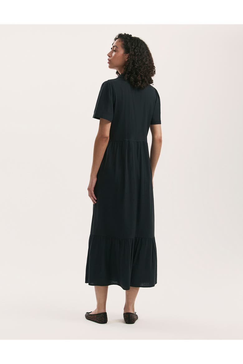 Tania Linen Blend Midi Shirt Dress