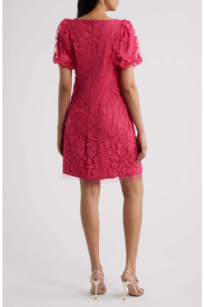 Puff Sleeve Shift Dress