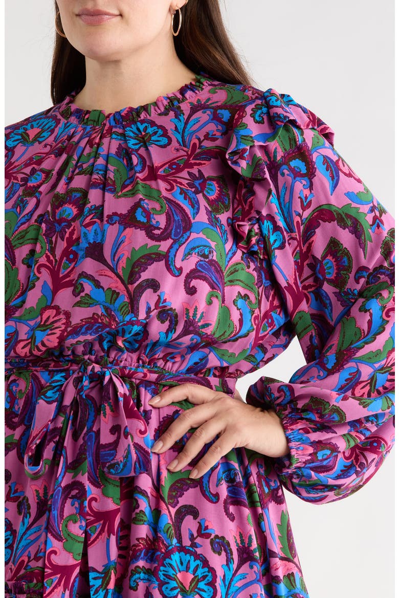 Valier Floral Long Sleeve Dress