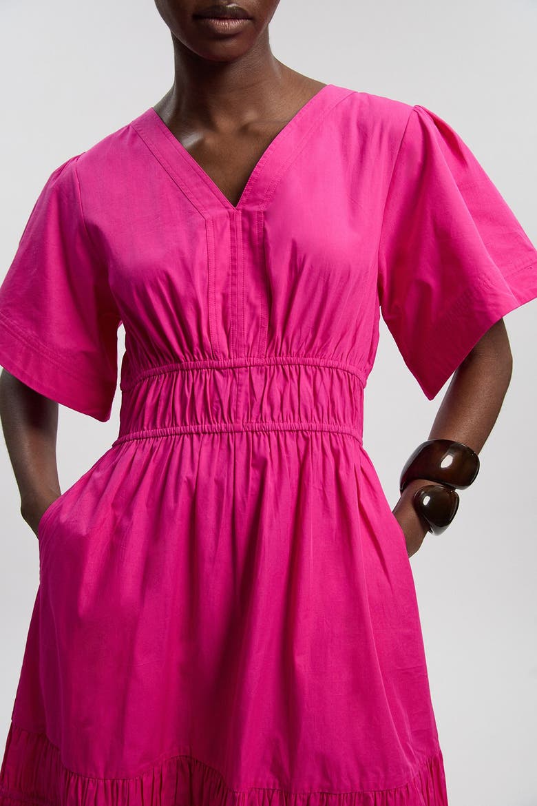 Tiered Cotton Maxi Dress