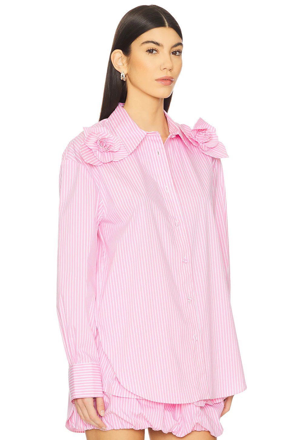 AKNVAS Flor Top in Pink Spinal Stripe - Image 2