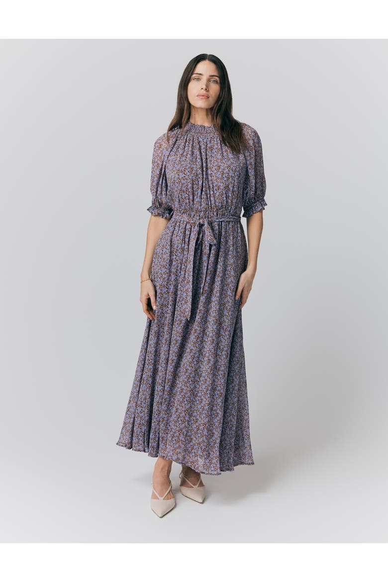 Effie Georgette Ditsy Midi Dress