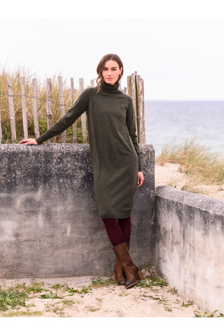 Supersoft Midi Turtleneck Dress