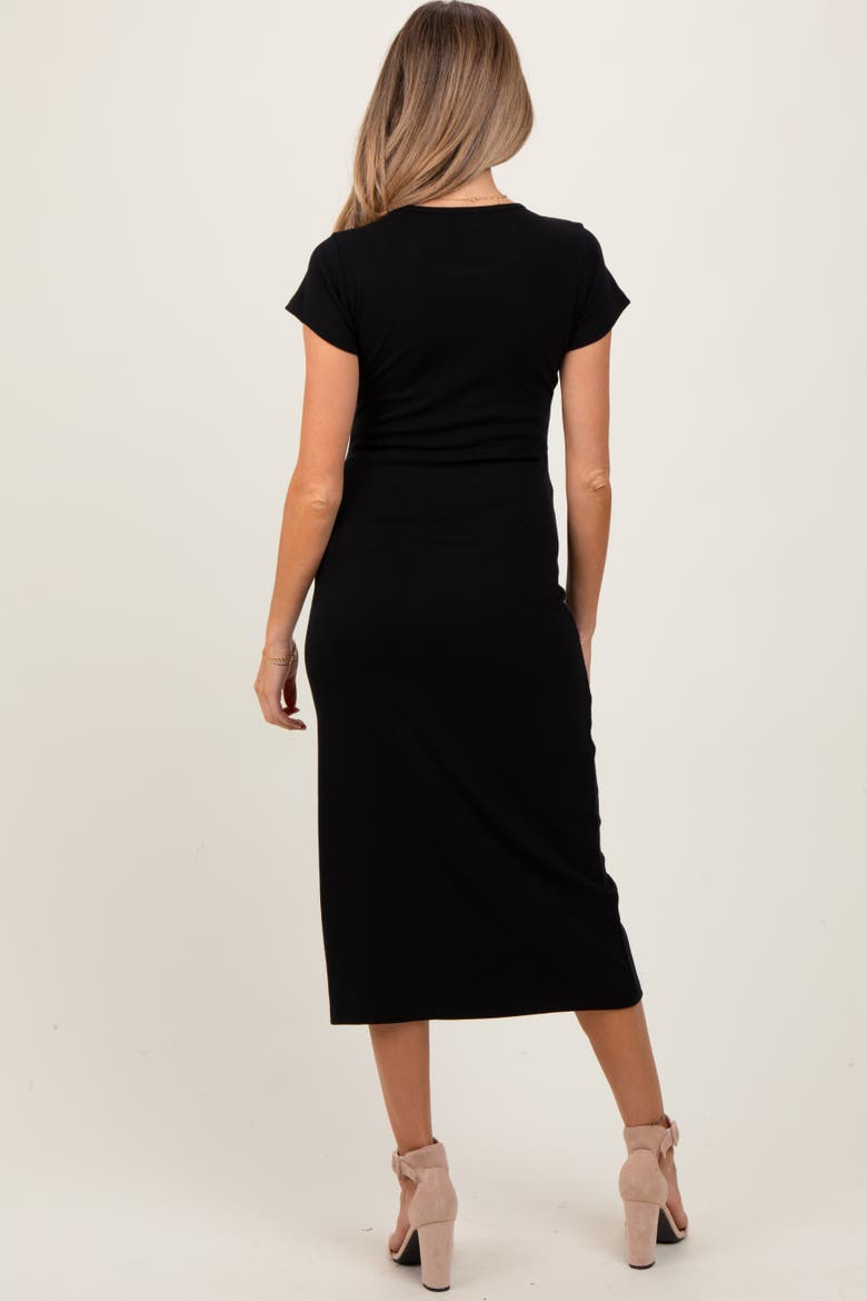 Basic Crewneck Midi Dress