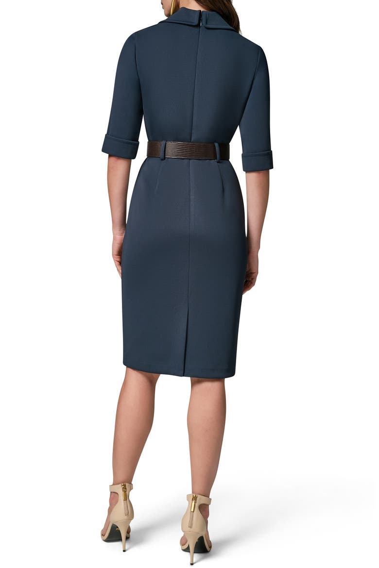 Belted Sheath Dress
