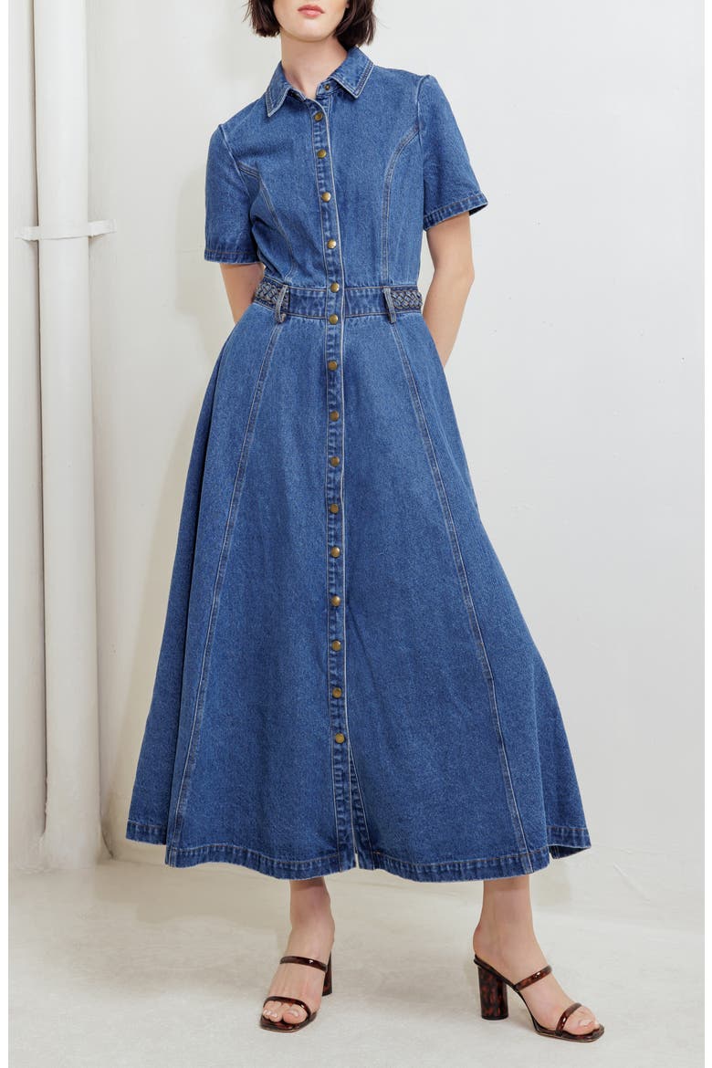 Denim Maxi Dress