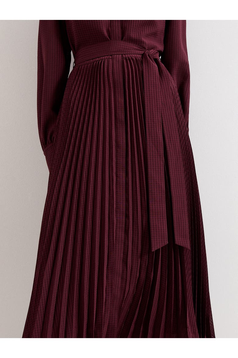 Ren Pleated Midi Shirt Dress