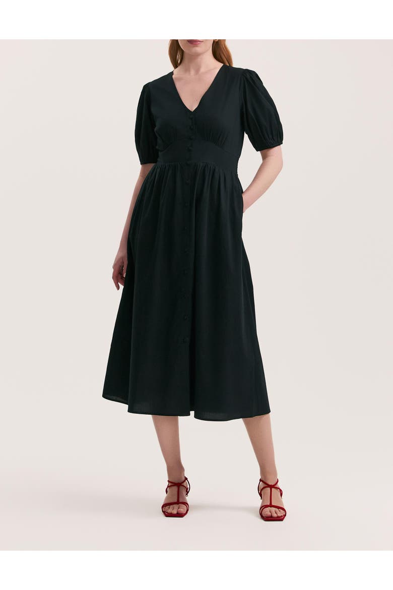 Addison Cotton Midi Tea Dress