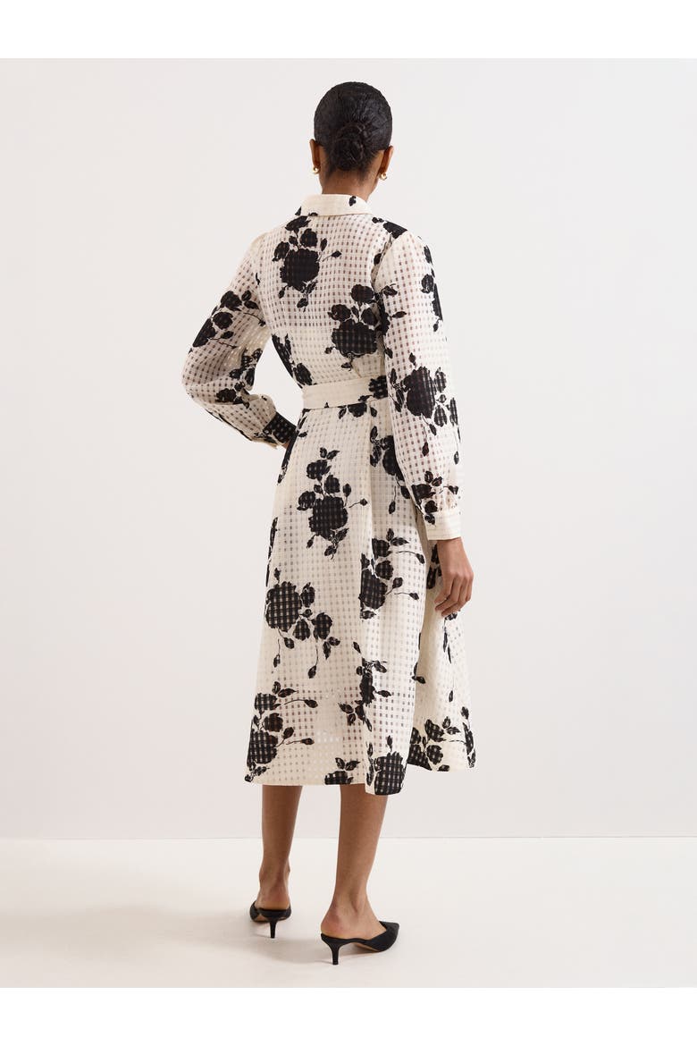 Natalie Floral Belted Shirt Dress