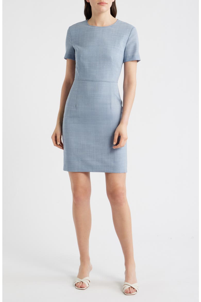 Dunera Virgin Wool Sheath Dress