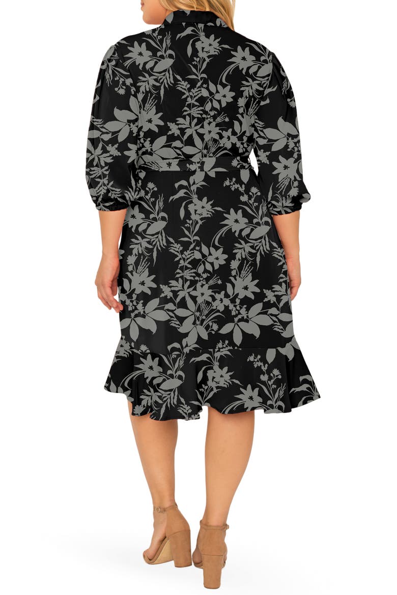 Kylie Ruffle Wrap Dress