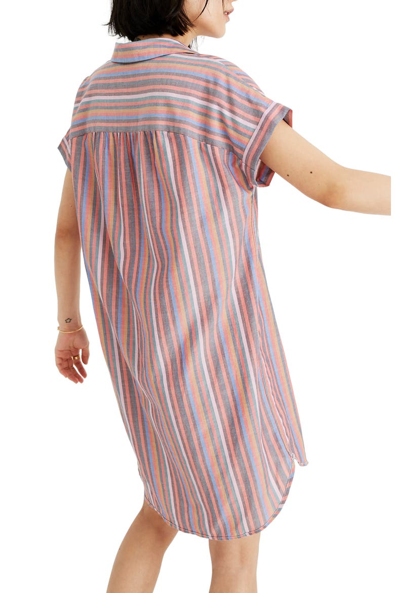Stripe Central Shirtdress
