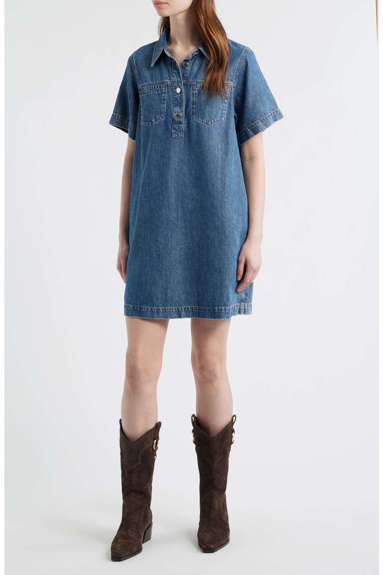 Hayley Short Sleeve Denim Dress