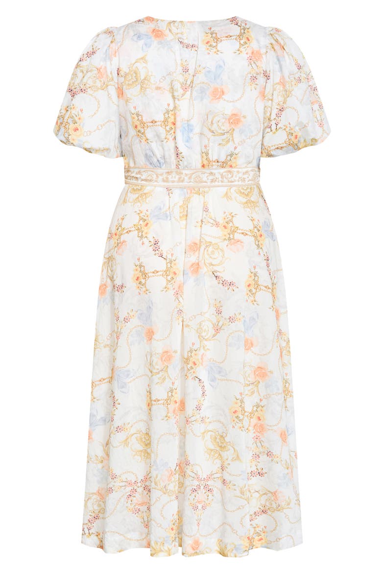 Anastasia Print Wrap Dress