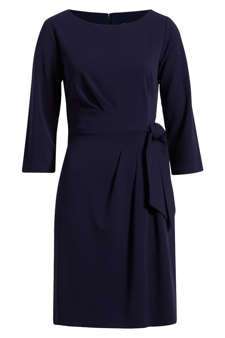 Side Tie Long Sleeve Dress