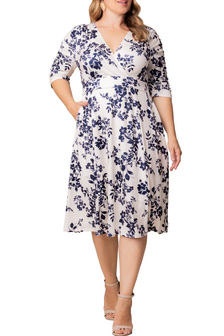 Gabriella Print Jersey A-Line Dress