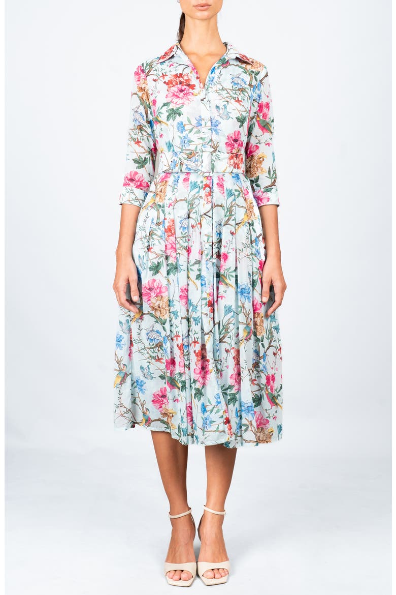 Botanic Pleated Shirtdress