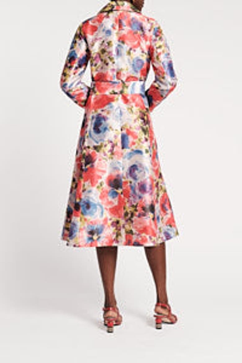 Lucille Wrap Dress Super Bloom