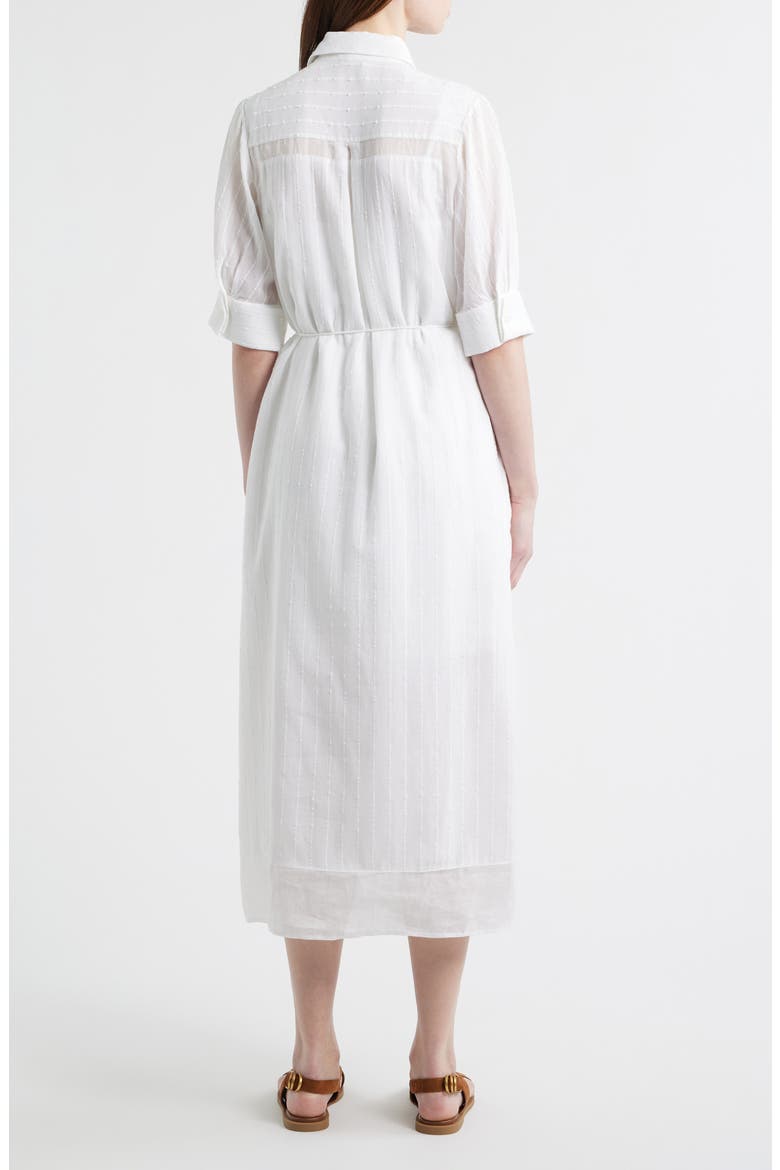 Lucy Texture Stripe Shirtdress