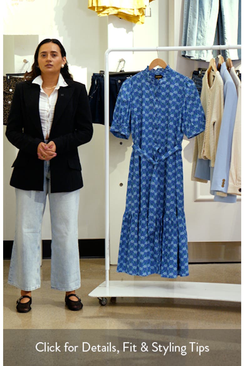 Giles Driftwood Floral Cotton Shirtdress