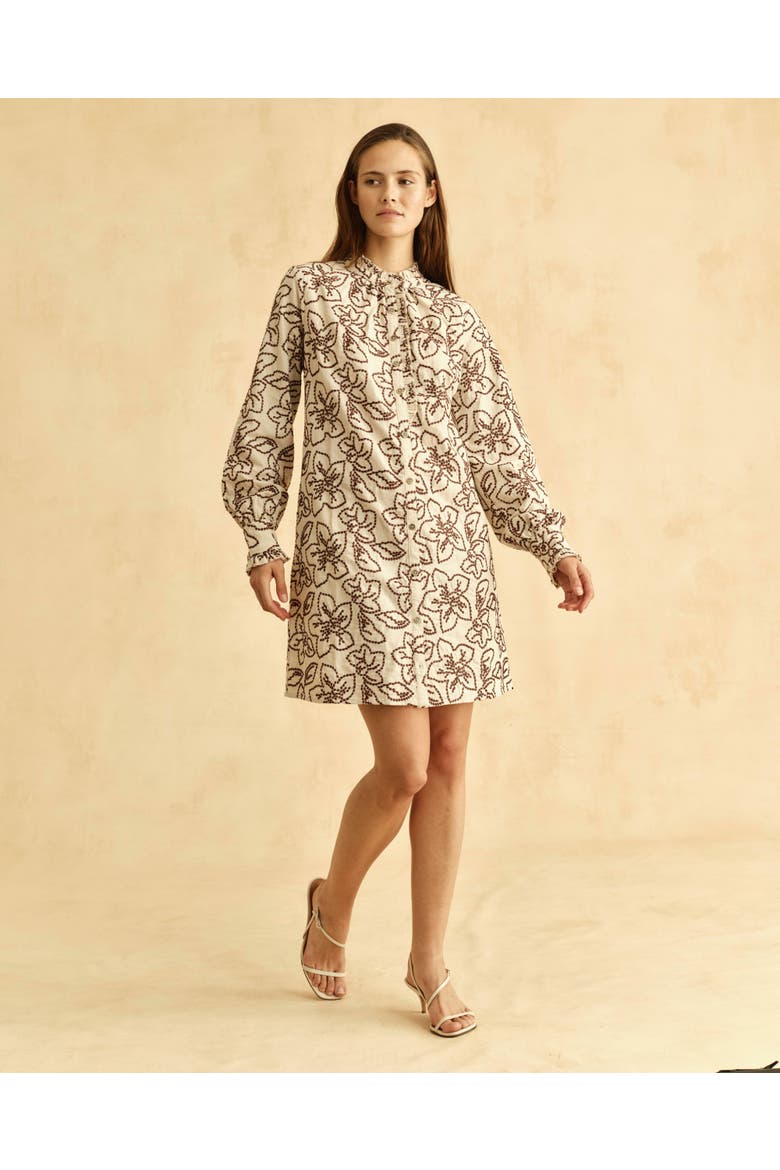 Ramona Embroidered Mini Dress