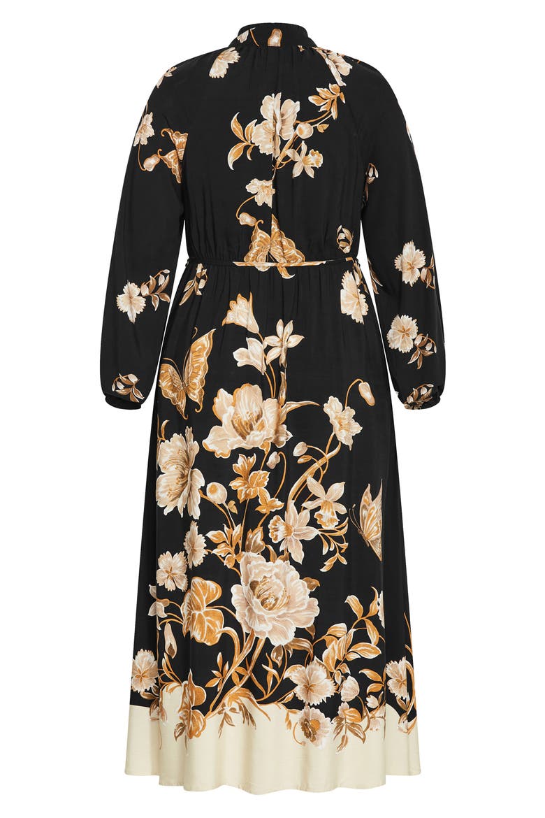 Fernanda Placed Floral Maxi Dress