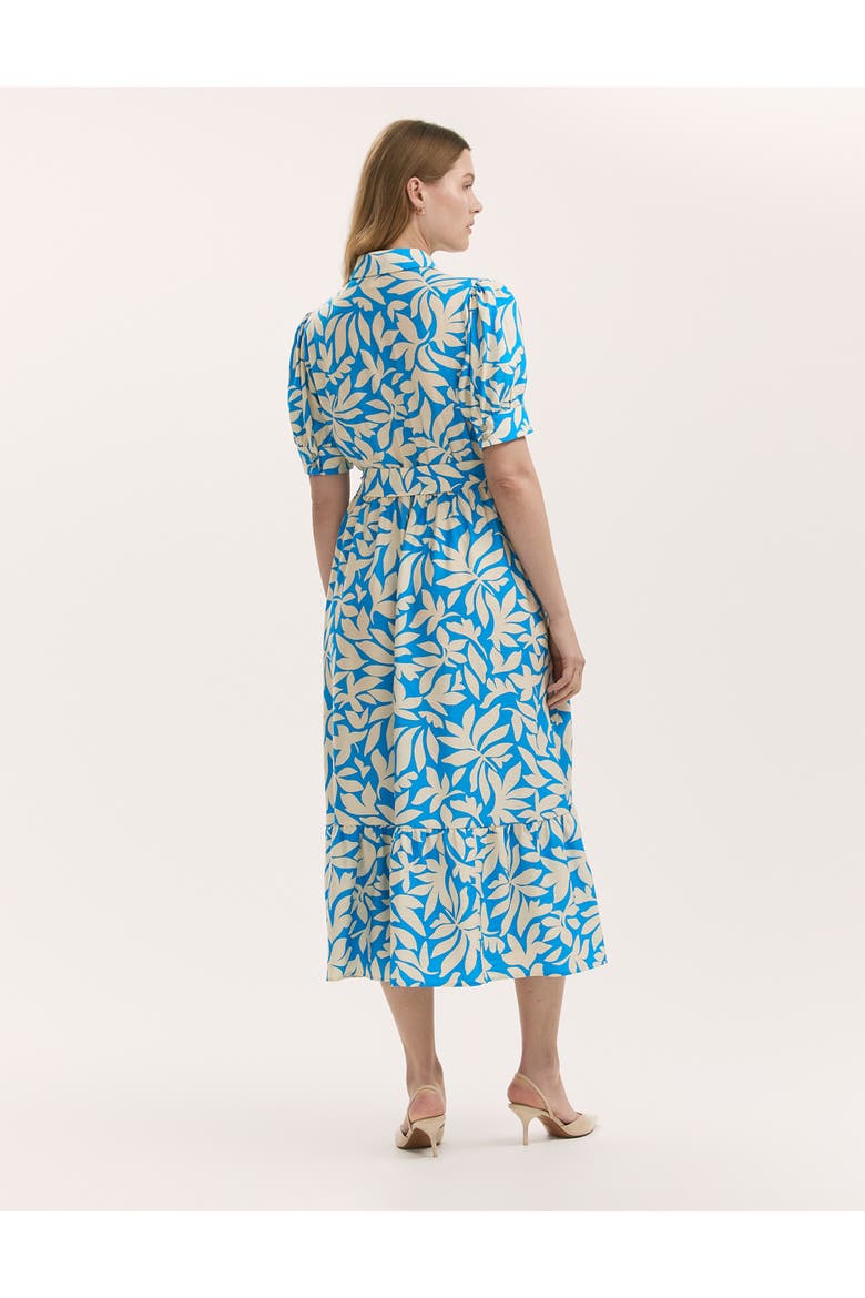 Liana Floral Midi Tiered Dress