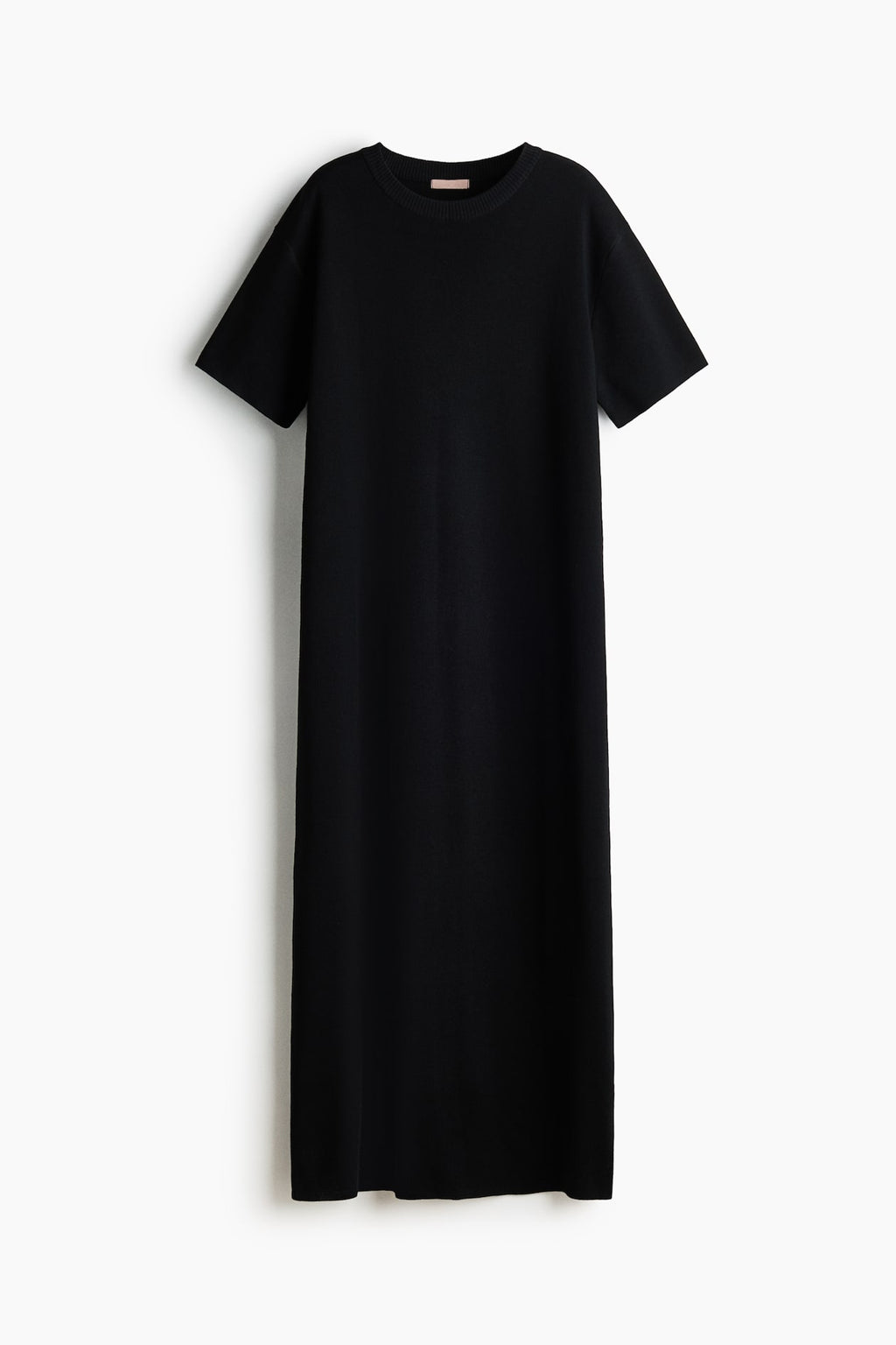 Fine-knit T-shirt dress
