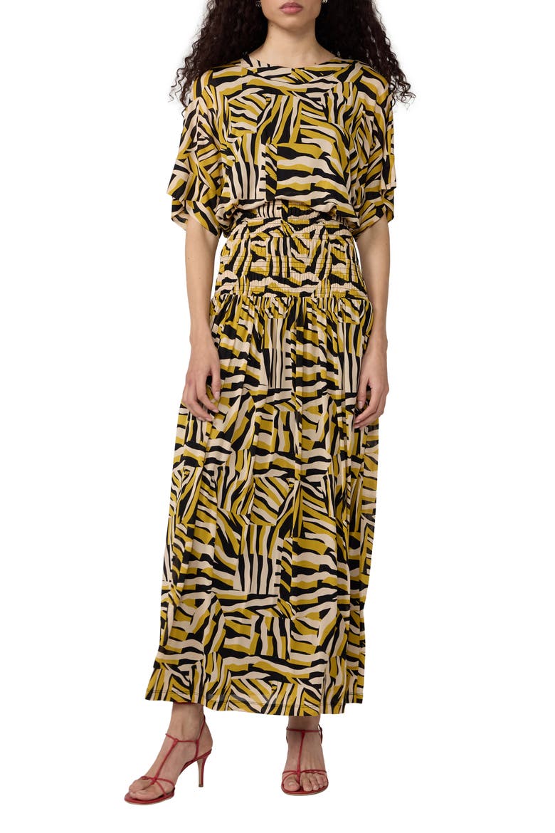 Lola Geo Print Maxi Dress