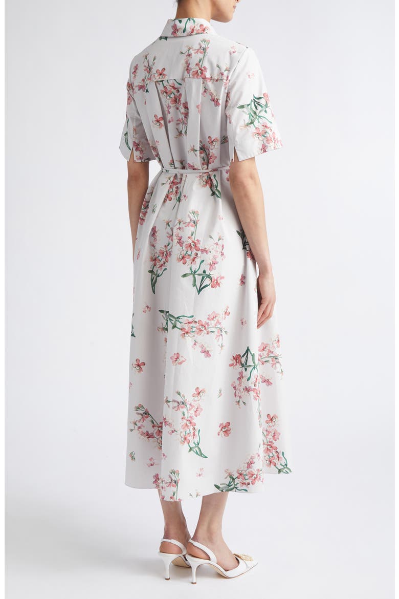 Floral Organic Cotton Midi Shirtdress