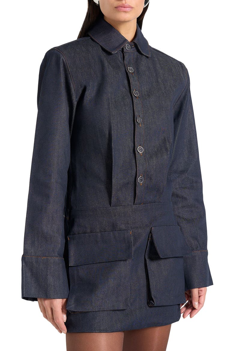 Laure Cargo Shirt Mini Dress