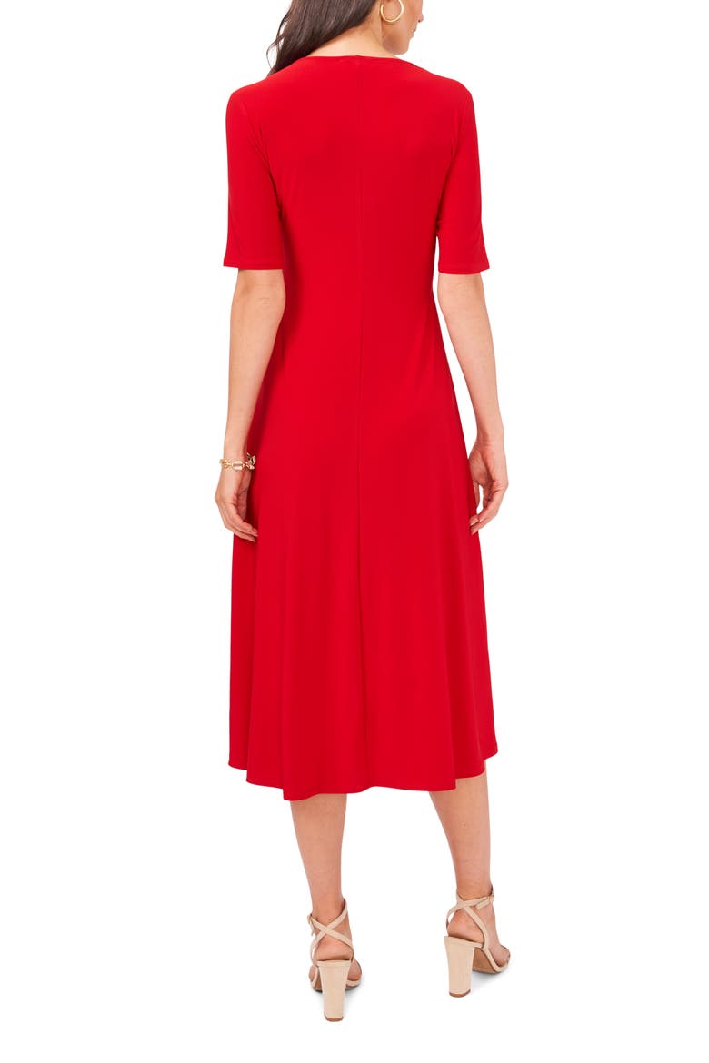 Laura Faux Wrap Midi Dress