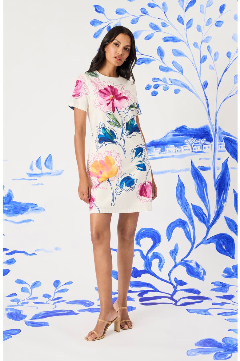 Print Shift Dress