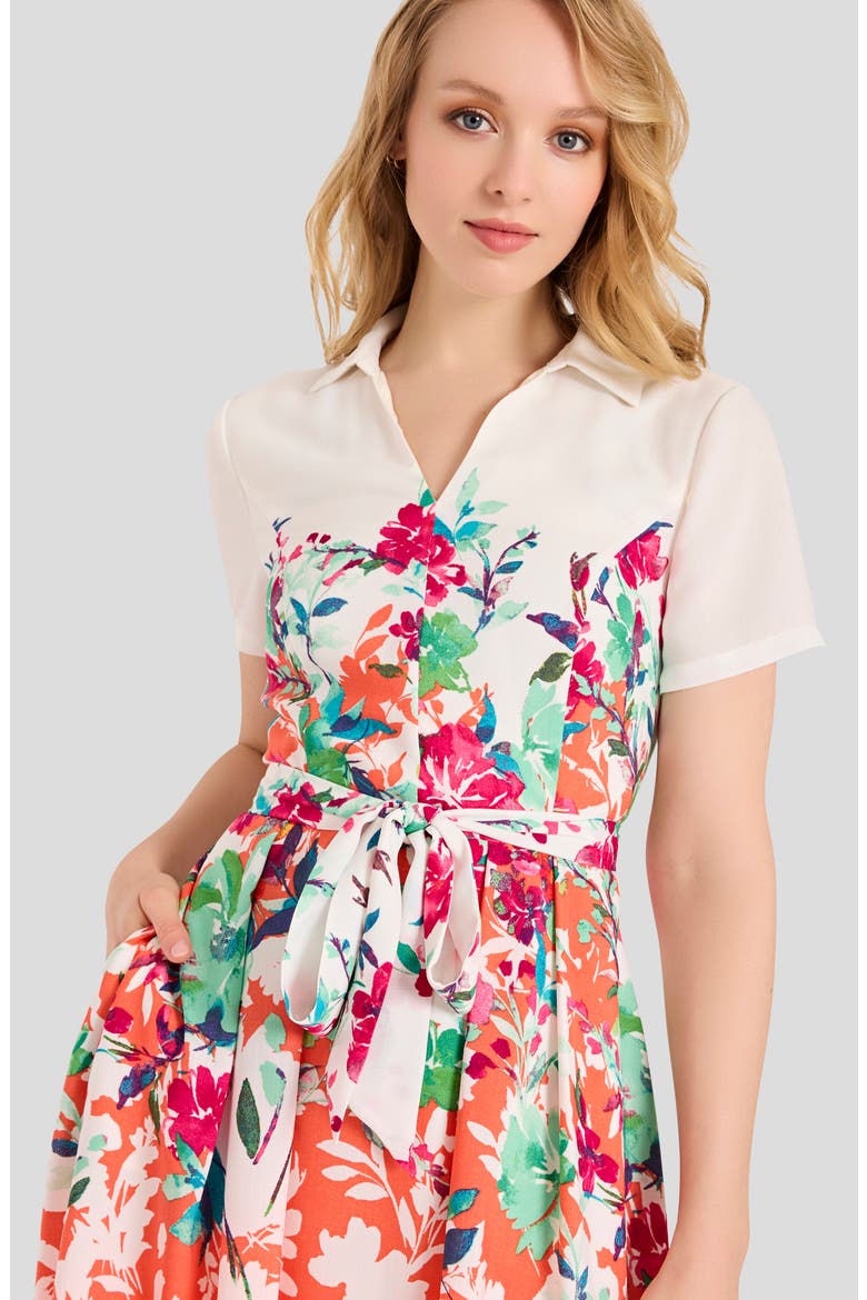 Floral Fit & Flare Dress
