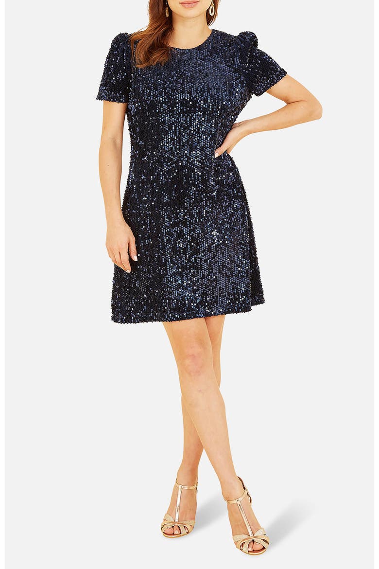 Sequin Tunic Mini Dress