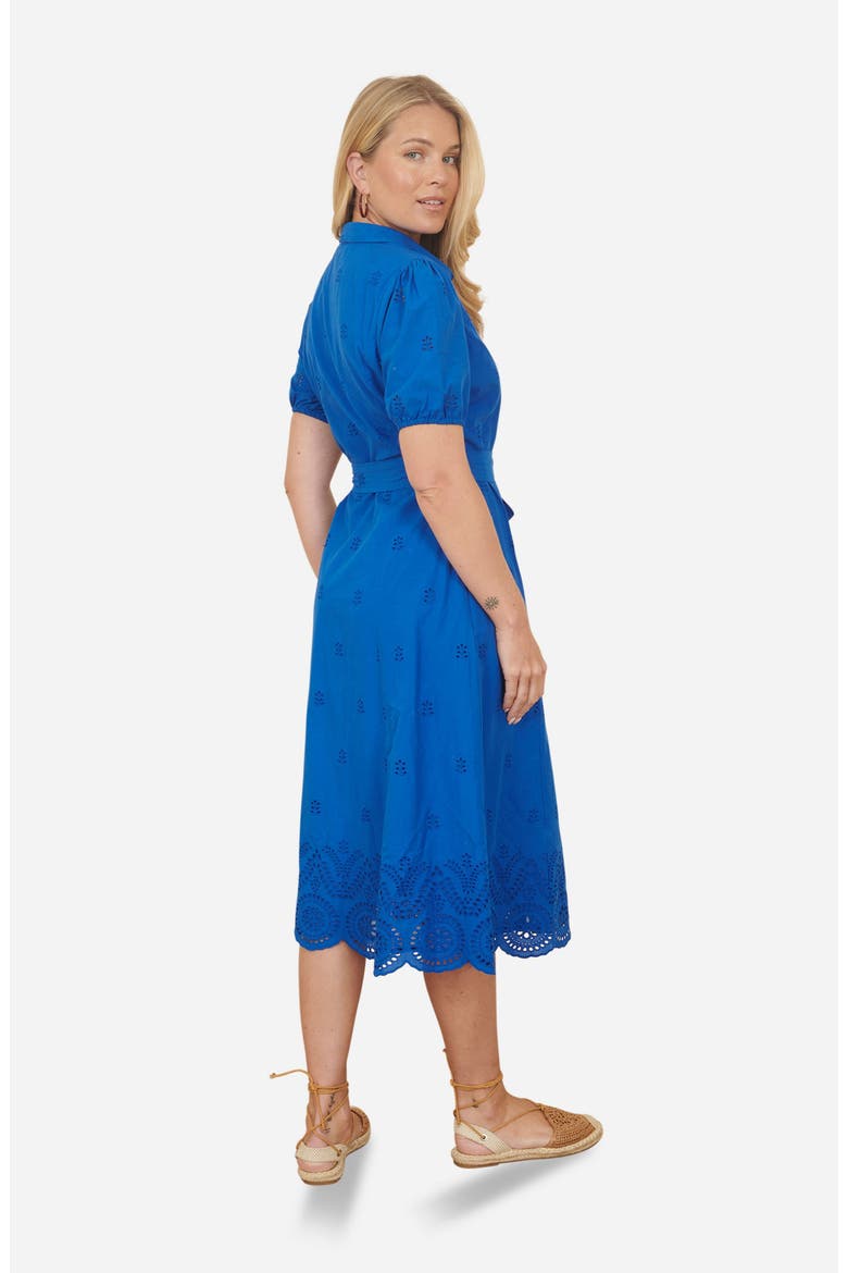 Cotton Shirt Midi Dress
