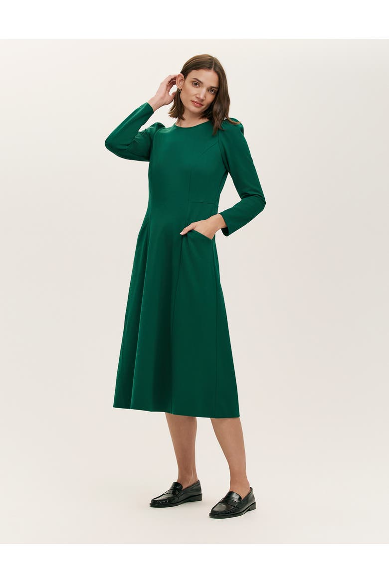 Felice Ponte Jersey Midi Dress