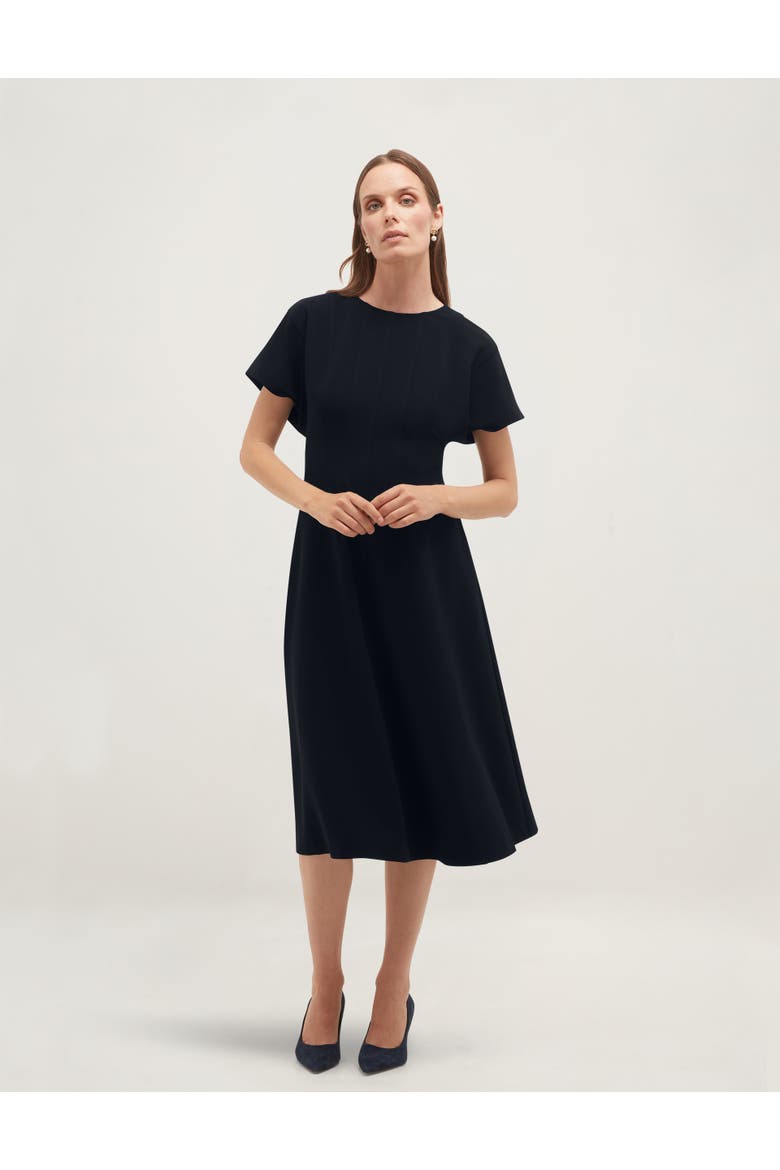 Melina Tailored Seam Midi Dress