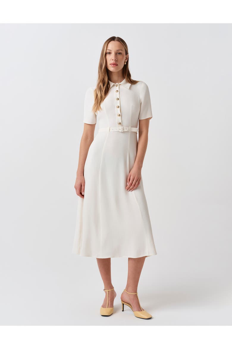 Amanda Collared Midi Shirt Dress