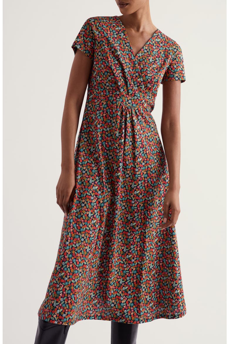 Chapelle Floral Print Midi Dress