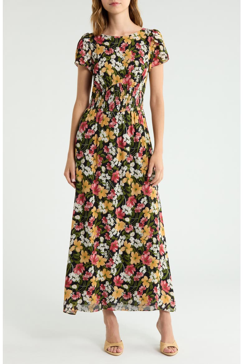 Drusilla Floral Print Maxi Dress