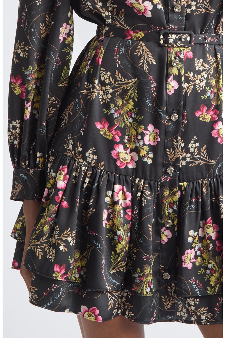 Love Letter Emilienne Embellished Floral Minidress